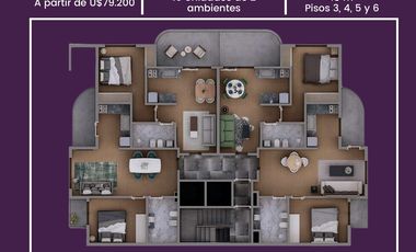 Departamento en venta en Berazategui