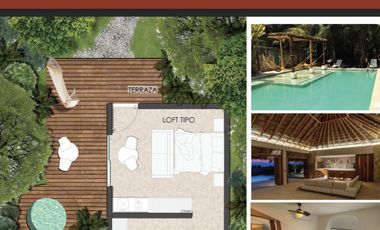 MINI LOFT EN VENTA UBICADOS EN HACIENDA TICOPO, YUCATÁN.