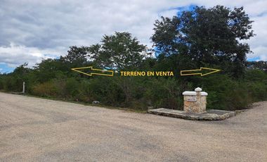 TERRENO EN VENTA EN BOSQUES DE CHICXULUB , MERIDA.