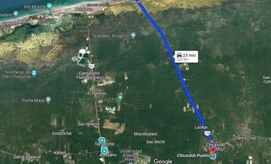 TERRENO EN VENTA EN BOSQUES DE CHICXULUB , MERIDA.