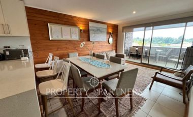 Lindo departamento en exclusivo condominio frente al lago