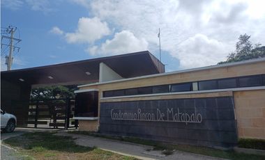 LOTE EN VENTA - CONDOMINIO RINCON DE MATAPALO - ROZO REF 8497600
