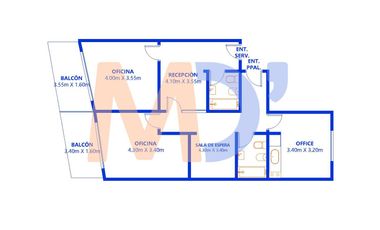 Venta departamento de 3 ambientes en Caballito