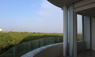 DEPARTAMENTO FRENTE AL MAR A LA VENTA UBICADO EN PLAYAS DE SAN BRUNO, YUCATAN.