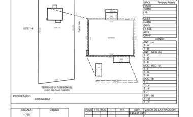Casa en Telchac puerto con 2,844 mts2 de Terreno