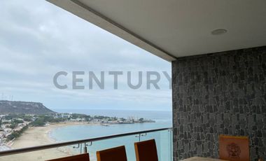 ALQUILER – DEPARTAMENTO AMOBLADO FRENTE AL MAR | SALINAS V.Vill