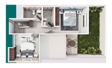 Casa de dos pisos y 2 recamaras en privada residencial en Conkal  Preventa abril 2028