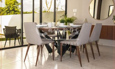 Casa de dos pisos y 2 recamaras en privada residencial en Conkal  Preventa abril 2028