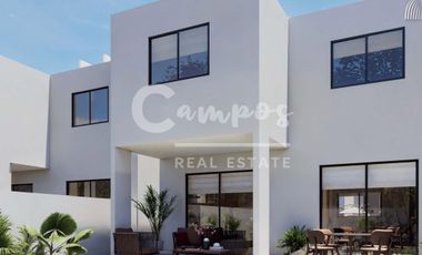 Casa de dos pisos y 2 recamaras en privada residencial en Conkal  Preventa abril 2028