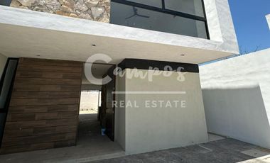 Casa de 3 recamaras en privada en Conkal entrega inmediata