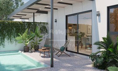 Villa de 1 recamara en privada residencial en Conkal Yucatan