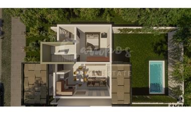 Casa de 2 recamaras en privada en Conkal en preventa diciembre 2027