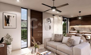 Casa de 2 pisos y 3 recamaras en privada residencial en Conkal, Yucatan. Preventa diciembre 2027