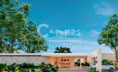 Casa de 2 pisos y 3 recamaras en privada residencial en Conkal, Yucatan. Preventa diciembre 2027