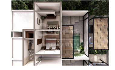 Casa de 2 pisos y 3 recamaras en privada residencial en Conkal, Yucatan. Preventa diciembre 2027