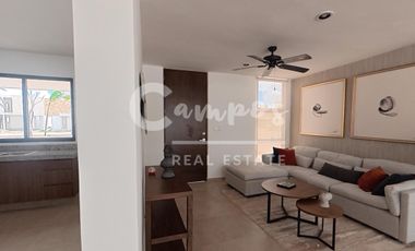 Casa de 2 pisos y 2 recamaras en privada residencial en Conkal, Yucatan. Preventa septiembre 2027