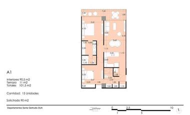 DEPARTAMENTO EN VENTA EN STA GERTRUDIS COPÓ, ZAGUAN, DIC 2024