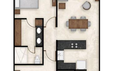 DEPARTAMENTO EN VENTA EN STA GERTRUDIS COPÓ, ZAGUAN, DIC 2024