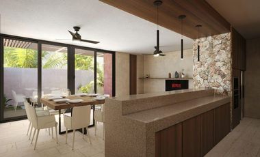 CASAS EN VENTA MERIDA CON ALBERCA  DENTRO DE PRIVADA  EN TEMOZON NORTE  ASENSA