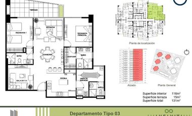 DEPARTAMENTOS EN VENTA  INFINITI, TORRE A2, MONTEBELLO MERIDA