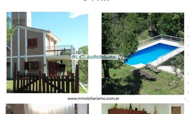 AT113. TALA HUASI. CASA DE 2 DORMITORIOS CON PILETA (5 PAX)