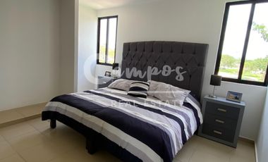 Casa de 2 pisos y 2 recamaras en privada residencial en Conkal, Yucatan  Entrega inmediata