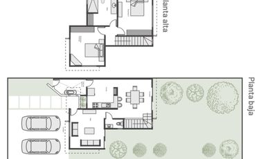 Casa de 2 pisos y 2 recamaras en privada residencial en Conkal, Yucatan  Entrega inmediata