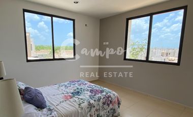 Casa de 2 pisos y 2 recamaras en privada residencial en Conkal, Yucatan  Entrega inmediata