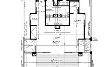 Departamento PentHouse de 3 dormitorios en venta, La Plata