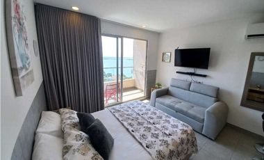 VENTA APARTAMENTO TIPO LOFT AMOBLADO  EN SANTA MARTA SECTOR DON JACA