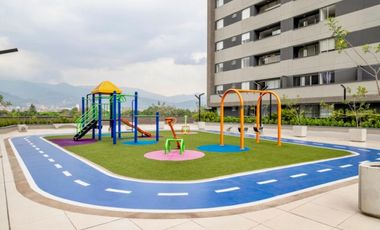 Apartaestudio frente a ciudad del río para la renta amoblada, piso 14