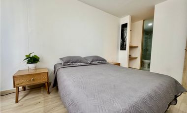 Apartaestudio frente a ciudad del río para la renta amoblada, piso 14