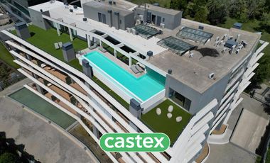 Departamento  de tres ambientes en venta con renta en Los Cristaline, Pilar