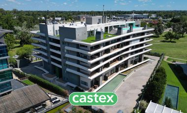 Departamento  de tres ambientes en venta con renta en Los Cristaline, Pilar