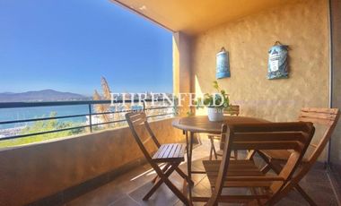 Costa de Montemar, Concón. Departamento con vista al mar.