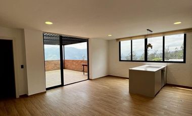 RENTA DEPARTAMENTO 2 DORMITORIOS CON TERRAZA  EN CUMBAYA YANAZARAPA AF