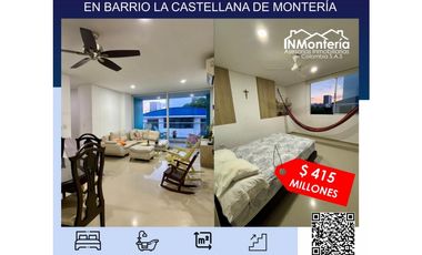 SE VENDE APARTAMENTO EN BARRIO LA CASTELLANA DE MONTERIA