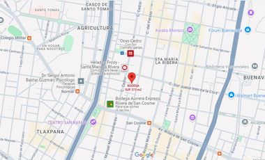 Bodega en Santa María La Ribera, CDMX. Superficie 373 m2