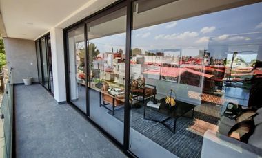 Departamento en Venta muy amplio y con Terraza en Zona las Animas, Puebla