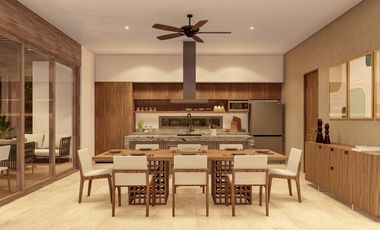 Villa de lujo de 3 habitaciones en  Tulum Country Club a minutos del mar Caribe