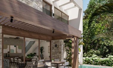 Villa de lujo de 3 habitaciones en  Tulum Country Club a minutos del mar Caribe