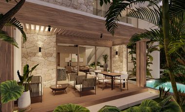 Villa de lujo de 3 habitaciones en  Tulum Country Club a minutos del mar Caribe