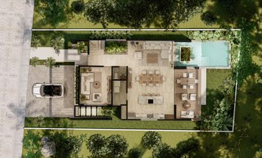 Villa de lujo de 3 habitaciones en  Tulum Country Club a minutos del mar Caribe