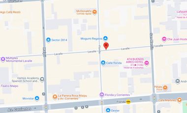 Alquiler de local en microcentro de 98 m2 a metros de Florida, apto varios destinos, sin tiraje.