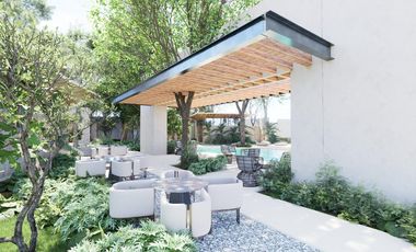 CASA DE 3 RECÁMARAS CON ROOF GARDEN. PLAYA DEL CARMEN. CANCHA DE PADEL Y ALBERCA. PREVENTA.