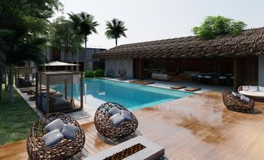 CASA DE 3 RECÁMARAS CON ROOF GARDEN. PLAYA DEL CARMEN. CANCHA DE PADEL Y ALBERCA. PREVENTA.