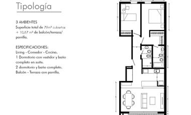 Un proyecto de viviendas ubicado en La Calabria, San Isidro, en un entorno rodeado de verde.