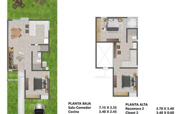 CASA EN VENTA DE DOS PLANTAS EN PRIVADA LAS PALMAS