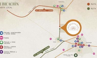 LOTES RESIDENCIALES HORIZONTES TIKOKOB,  UBICADO S EN TIXKOKOKB.