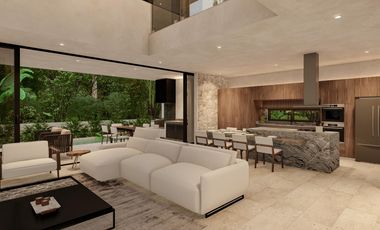 Villa de lujo  de 3 habitaciones en  Tulum Country Club a minutos del mar Caribe